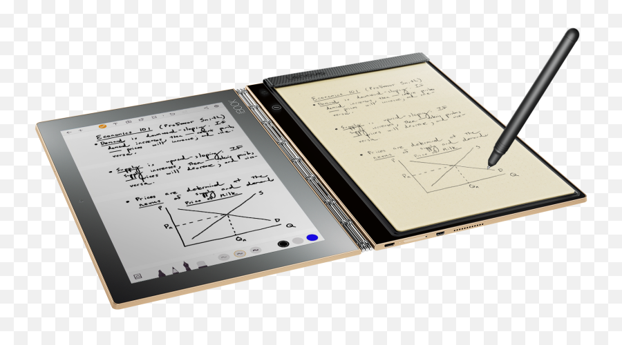 Yoga Book The First Tablet For Natural Sketching And Note - Yoga Book Drawing Png,Composition Notebook Png