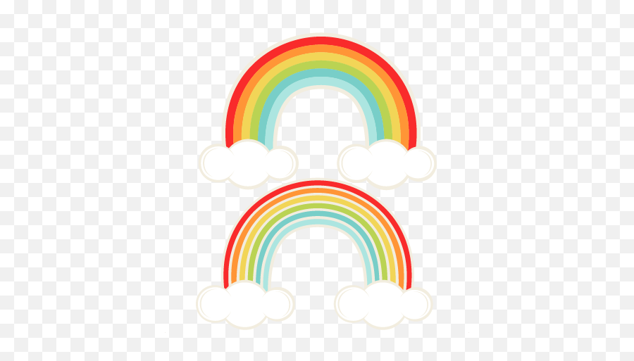 Rainbows Svg Cutting File For Scrapbooking Cute Cut Files - Cute Spring Icons Png,Rainbows Png