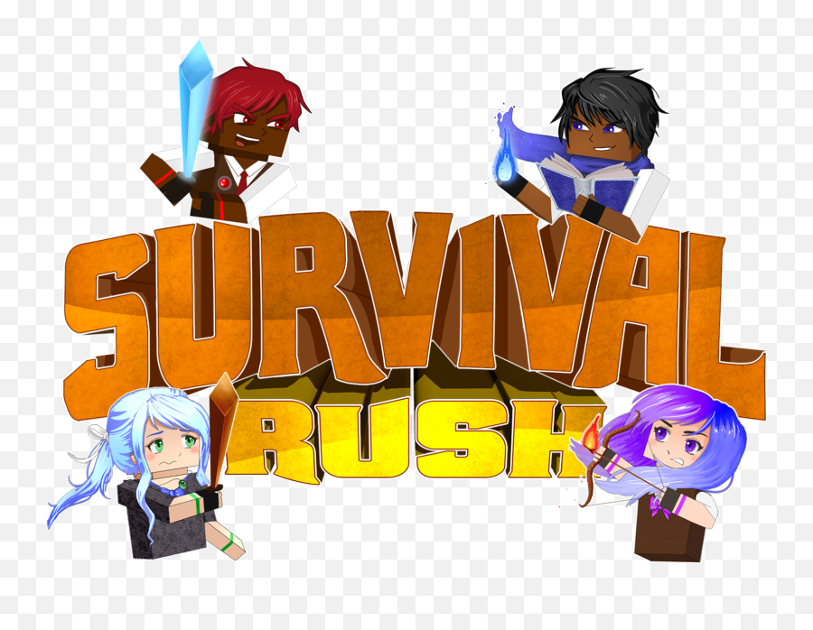 Recruiting Staff Survival Rush Minigame Server - Server Fictional Character Png,How To Change Your Minecraft Server Icon