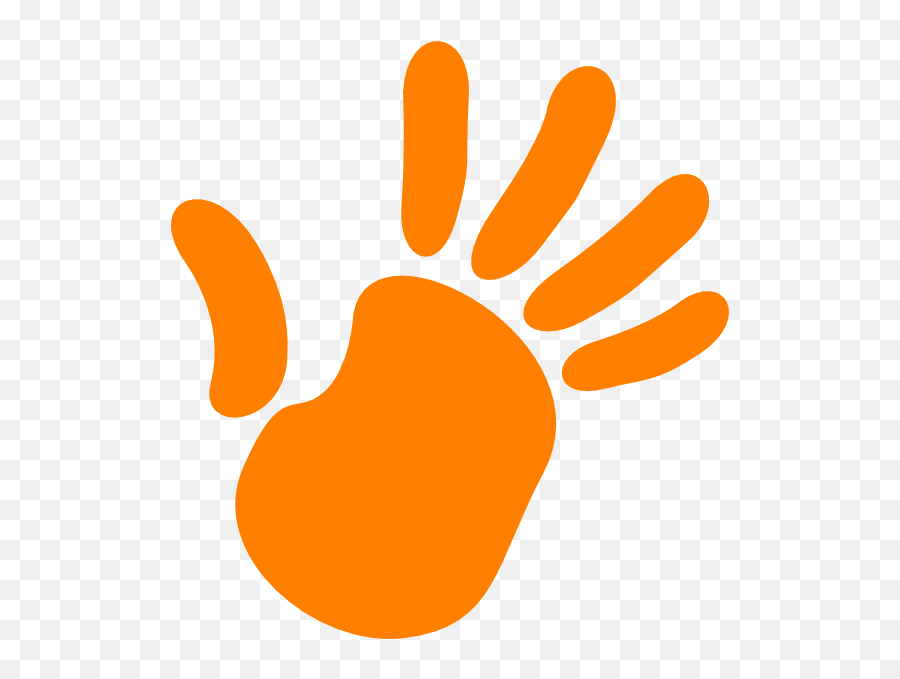 Handprint Clipart High Five - Hand Clip Art Png,High Five Png