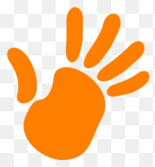 Handprint Clipart High Five - Hand Clip Art Png,High Five Png