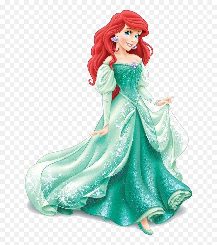 Disney Princess Png 6 Image - Disney Ariel Green Dress,Disney Princess ...