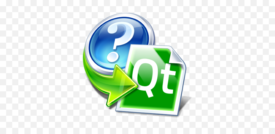 Qt Help Converter A Free Application To Create - Vertical Png,Qt Icon