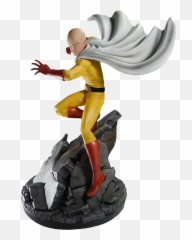 Download One - punch Punch Man 14 Scale Statue Saitama png