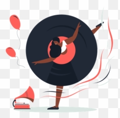 Gymnastics Icon - Download in Glyph Style Dance png