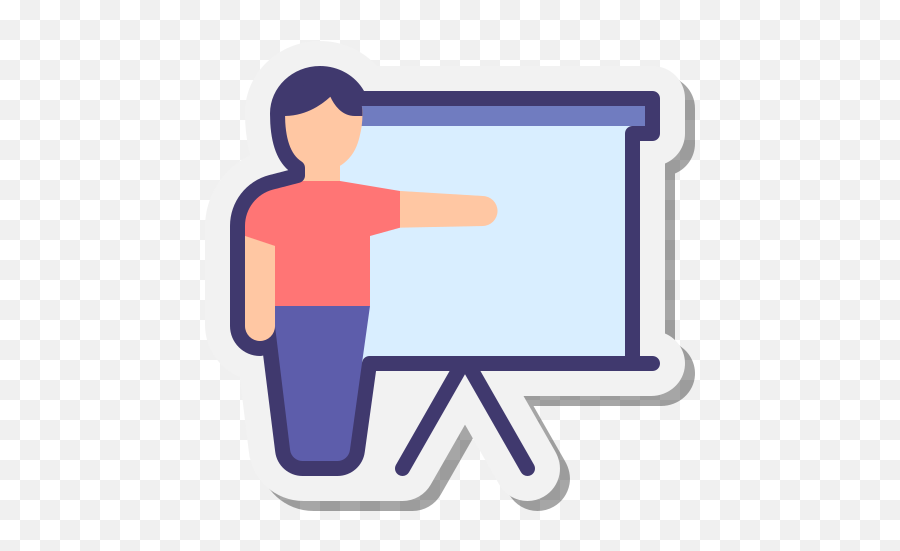 Training Icon In Stickers Style - Horizontal Png,Classroom Training Icon