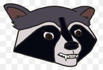 A N G E R Y Raccoon - Cartoon Png,Angery Transparent