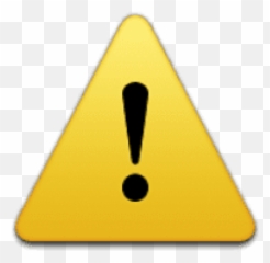 Download Free Png Ios Emoji Warning Sign Images - Traffic