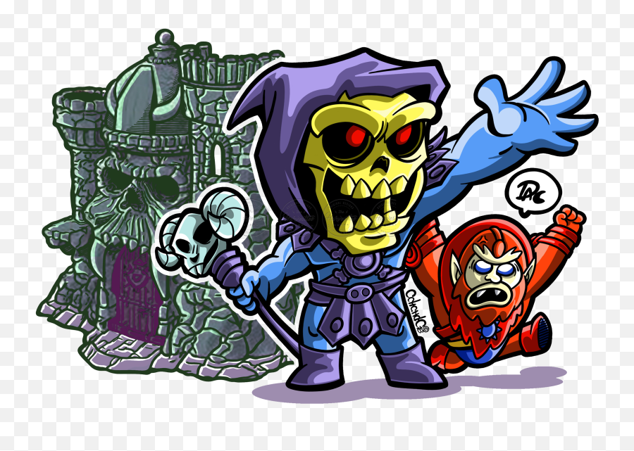 Hd Skeletor Y Beast Man Motu Masters - Beast Man Png,Skeletor Png