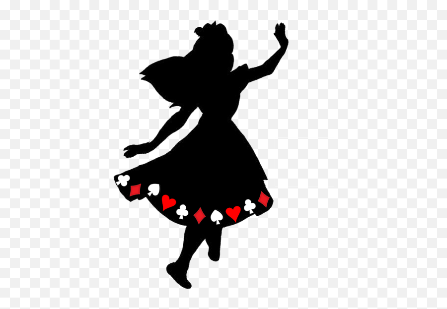 Download Hd Disney Mickey Mouse Tags Scrap Alice In - Alice In Wonderland Silhouette Png,Alice In Wonderland Png