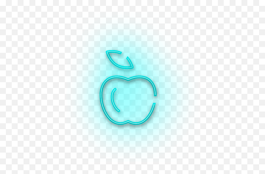 Neon Blue Apple Icon - Icon Png,Neon Png