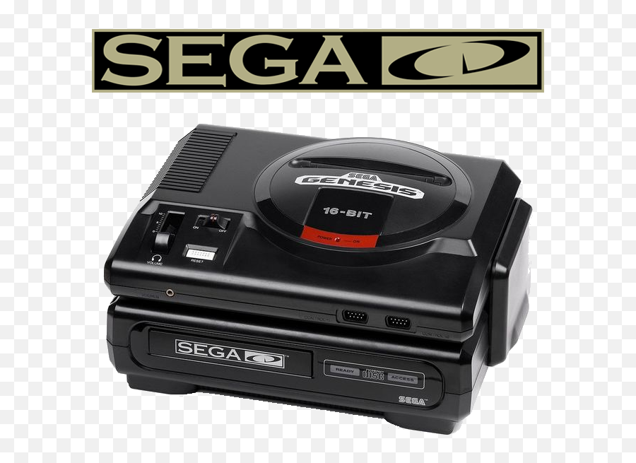 Sega Genesis Model 1 Cd Transparent - Sega Cd Png,Sega Genesis Png