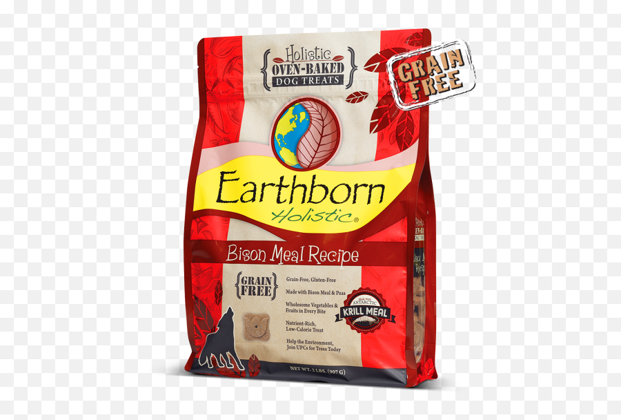 Earthborn Dog Treats Biscuits 2lb U2014 Jco Natural Pet - Earthborn Holistic Png,Bison Png