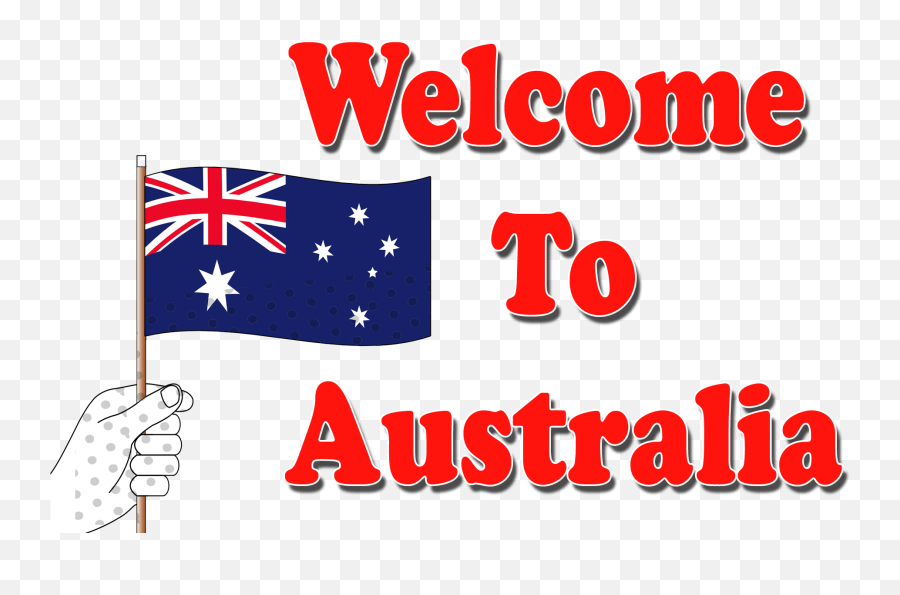 Australia Welcome Logo Png Australian Flag