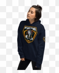 Not Safe For Wifi Logo Unisex Hoodie Png