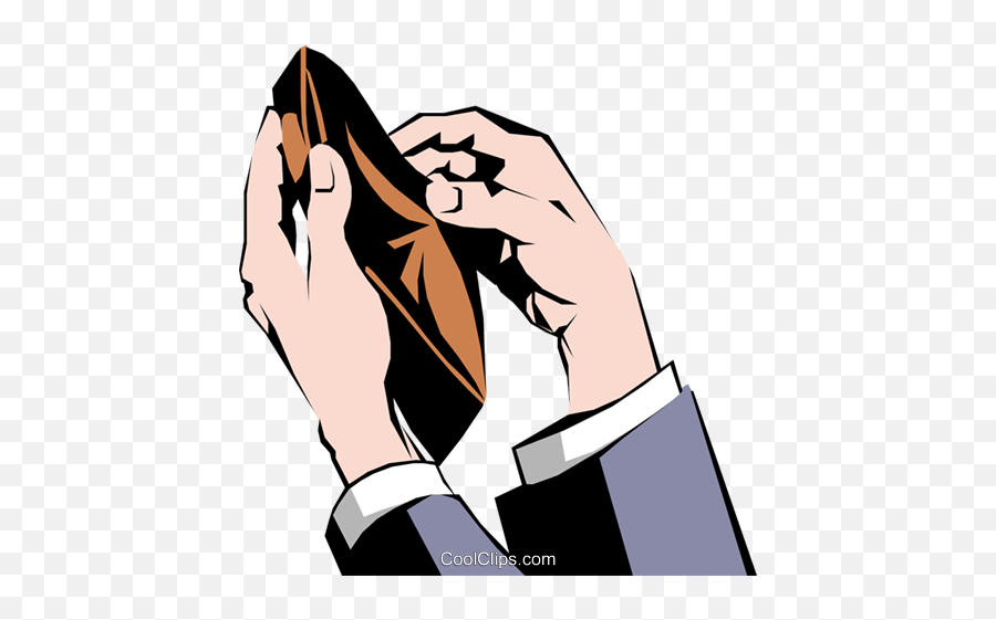 Empty Wallet Clipart Transparent - Empty Wallet Cartoon Png,Wallet Transparent Background