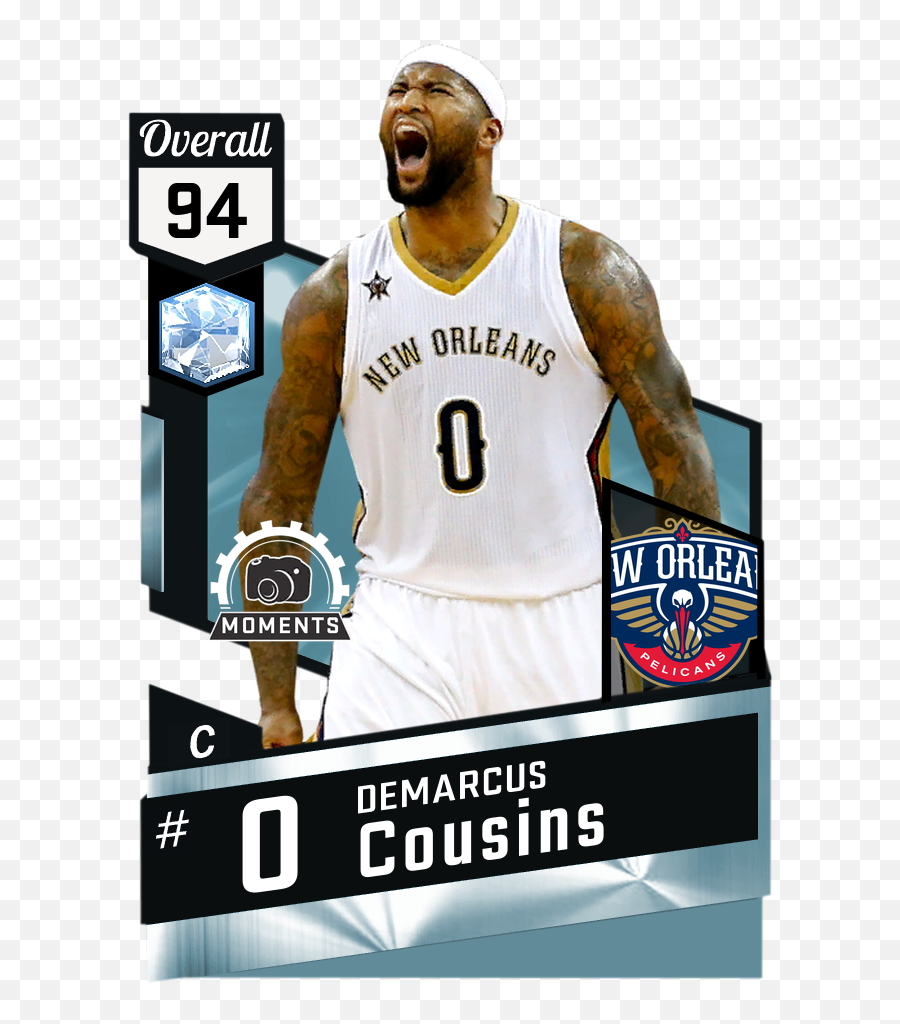 Demarcus Cousins Png 4 Image - Nba 2k18 Card,Demarcus Cousins Png