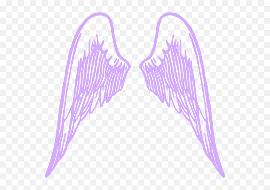 Purple Angel Wings Clip Art - Vector Clip Art Purple Angel Wings Clipart Png,Wings Clipart Png