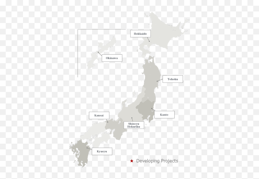 Japan Map - White Japan Map Transparent Png,Japan Map Png