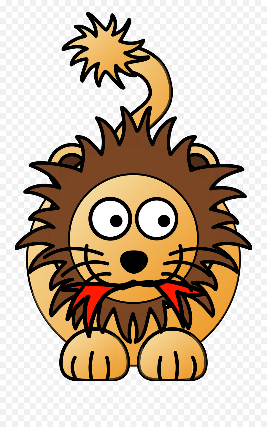 Image Result For Lion Eating Meat - Cartoon Lion Clipart Png,Lion Clipart Png