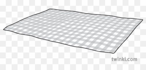 Picnic Blanket Summer Eating Outdoors - Picnic Blanket Black And Whire Png,Picnic Blanket Png
