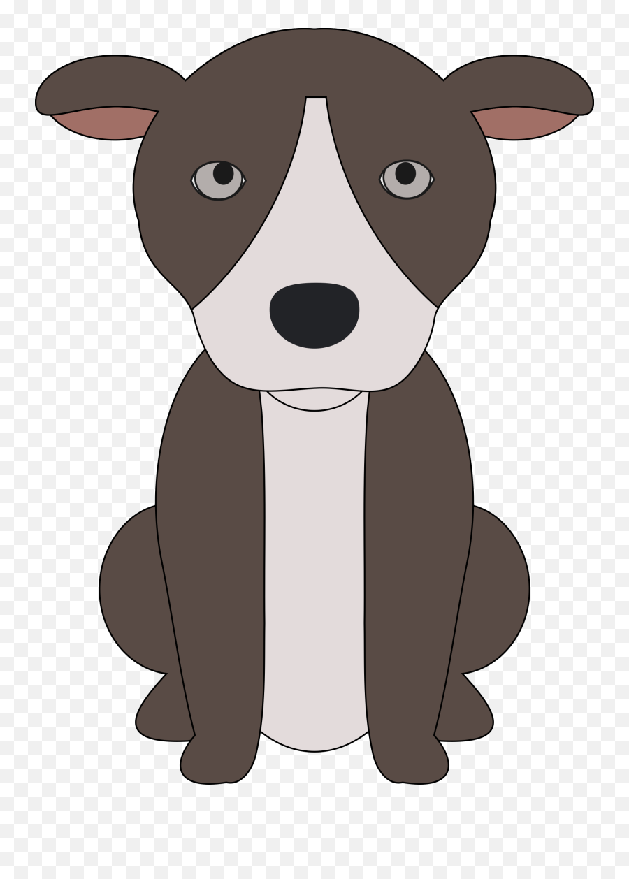 Dogs Clipart Free Download In Png Or Vector Format Creazilla - Gambar Animasi Anjing Duduk,Pitbull Png