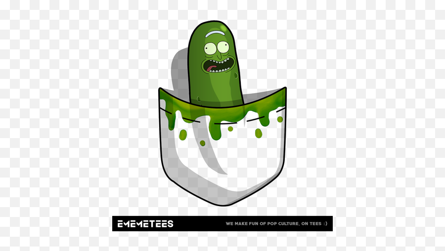 Pickle Rick In A Pocket Png - Pickle Rick In Pocket,Pickle Rick Png