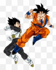 Goku And Vegeta Son Dragon Ball - Vs png