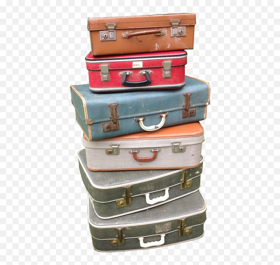 Vintage Suitcase Png Transparent - Portable Network Graphics,Briefcase Transparent Background