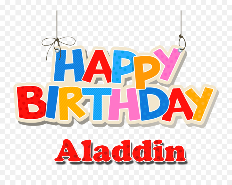 Aladdin Png - Aladdin Png Happy Birthday Neha Logo Happy Birthday Gunnu,Aladdin Logo Png