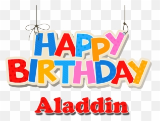 Aladdin Png - Aladdin Png Happy Birthday Neha Logo Happy Birthday Gunnu,Aladdin Logo Png