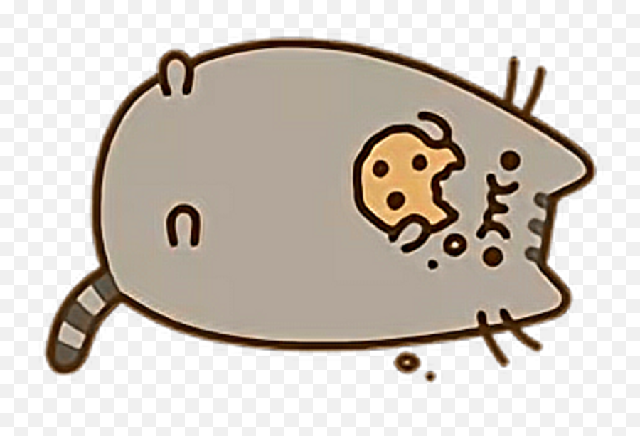 Full Size Png Image - Pusheen Cat With Cookie,Pusheen Transparent