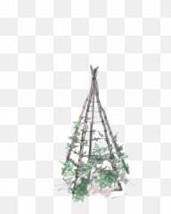 Download Hd Plant Teepee Transparent Png Image - Nicepngcom Christmas Tree,Teepee Png