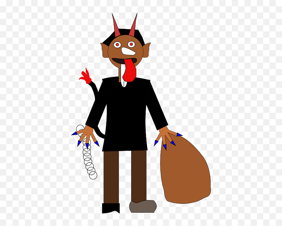 Cartoon Devil Horns Evil Satan Bad - Devil Cartoon Svg Png,Devil Horns Png