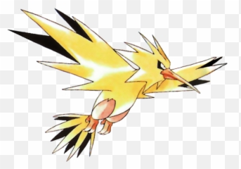 Zapdos - Zapdos Pokemon Art Png,Zapdos Png