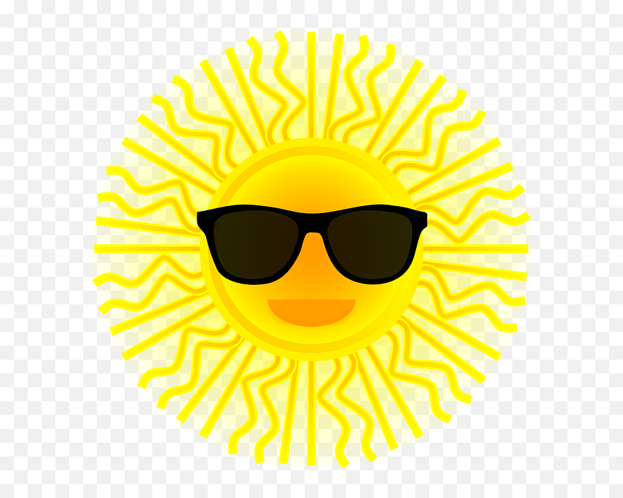 Summer Glasses Sun - Free Vector Graphic On Pixabay Animated Sun With Sunglasses Png,Summer Sun Png