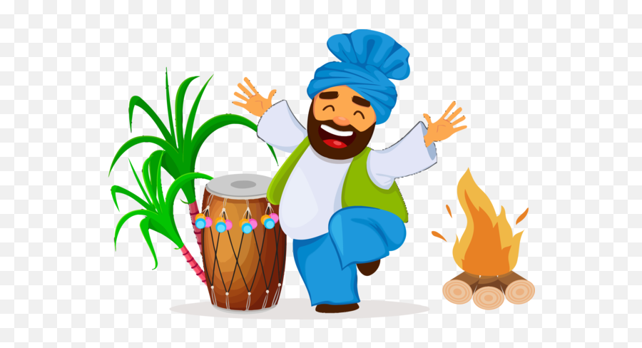 Download Lohri Cartoon Drum For Happy Gifts Hq Png Image - Lohri Png,Cartoon Wave Png