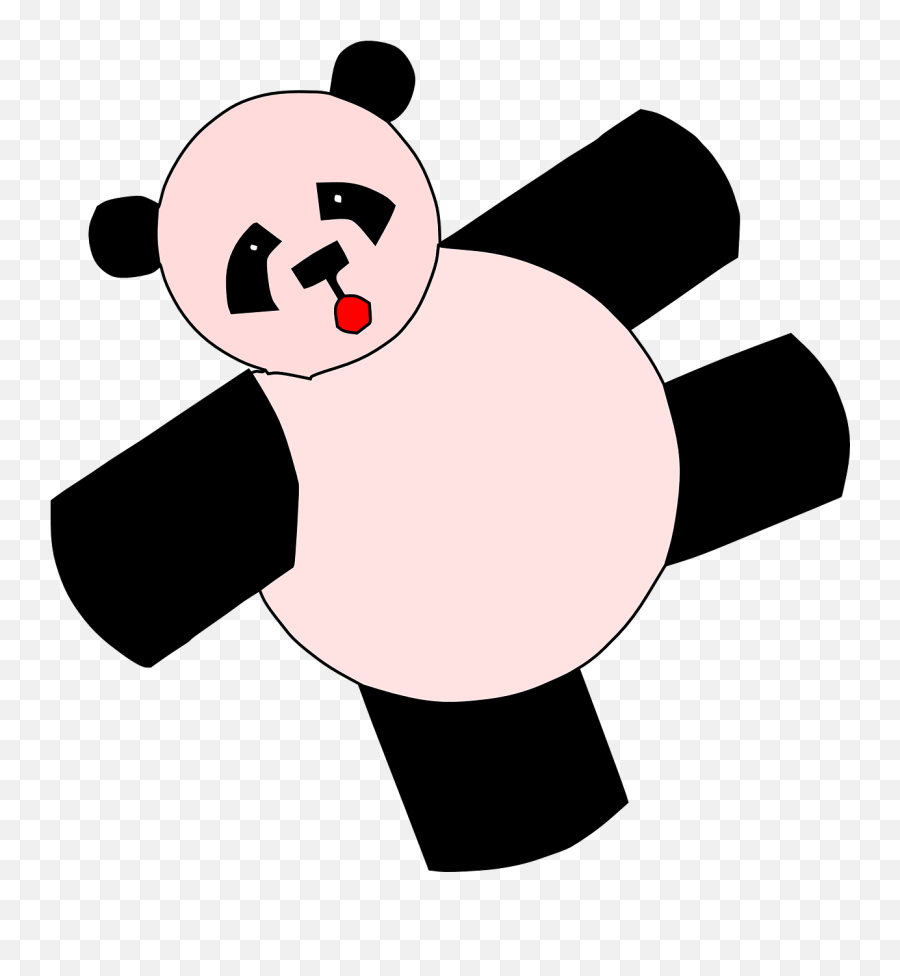 Panda Bear Teddy - Free Vector Graphic On Pixabay Animated Moving Panda Cute Png,Panda Face Png