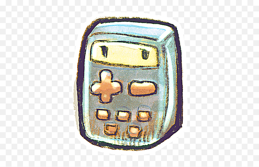 Crayon Calculator Icon Png Clipart Image Iconbugcom - Iphone Cute Calculator Icon,Math Icon Png