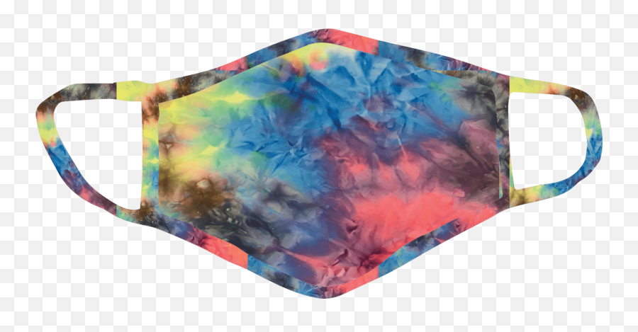 Stoopher Neon Tie Dye Face Mask - Child Teen Or Adult Size Dyed Png,Tie Dye Png