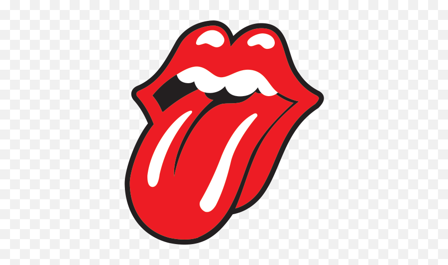 Printed Vinyl Rolling Stones Tongue Stickers Factory - Logos De Bandas De Rock Png,Tongue Transparent Background