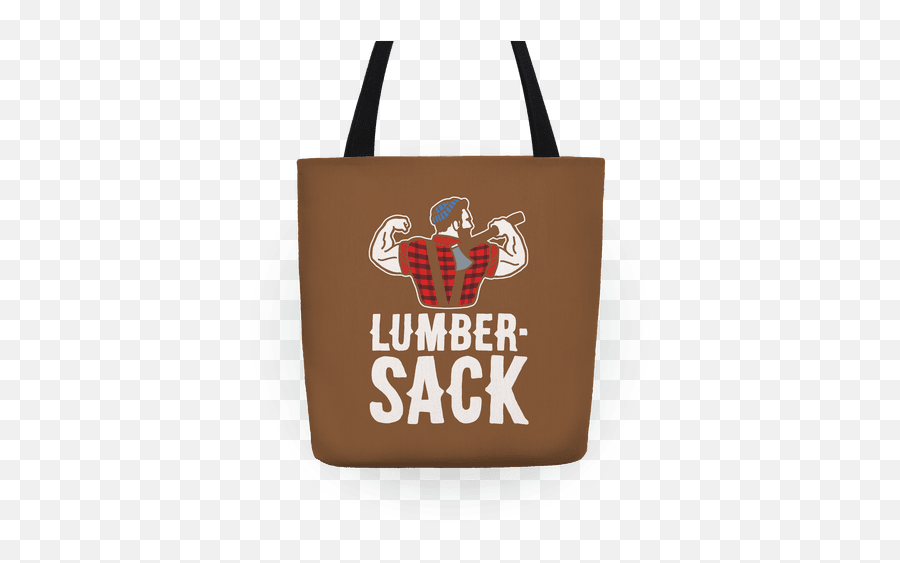Lumber Sack Lumberjack Tote Bag Totes Lookhuman - Tote Bag Png,Lumberjack Png