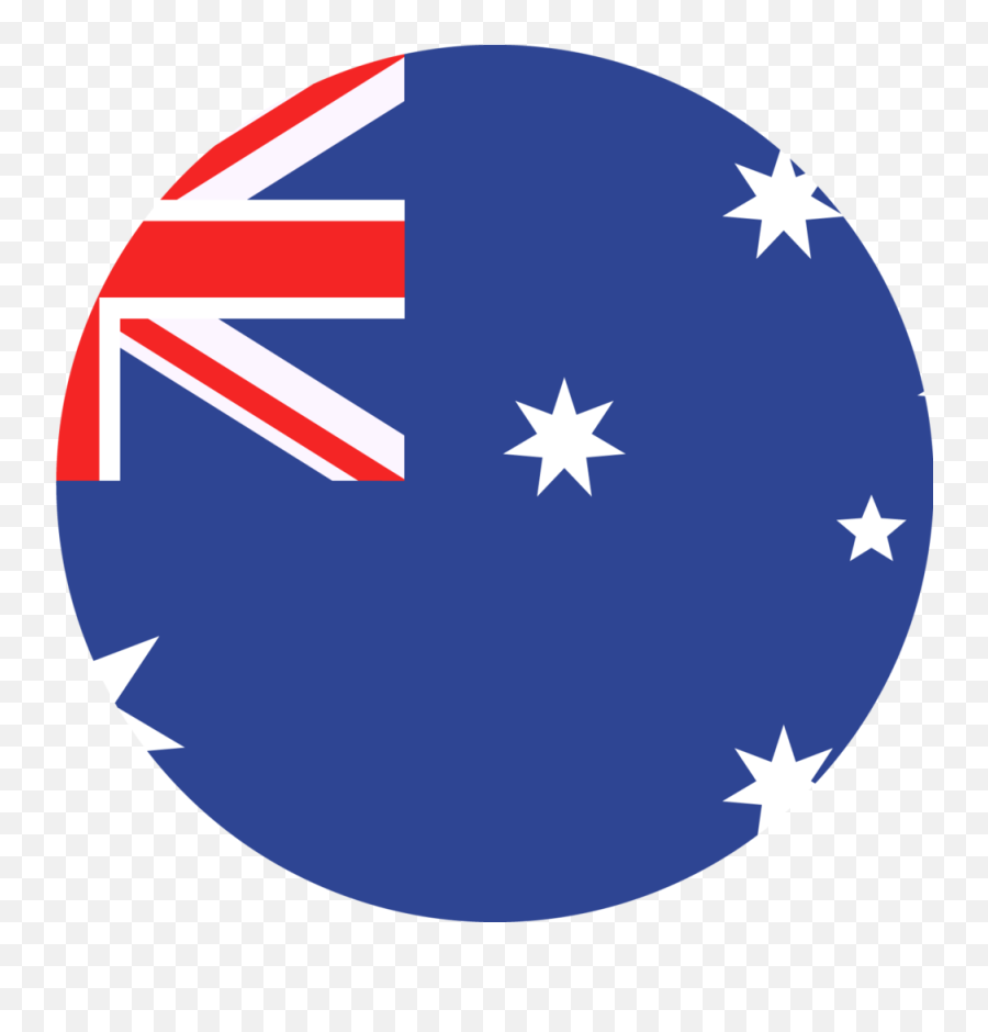 Australian Flag Round Clipart - New Zealand Round Flag Png,Australia Flag Png