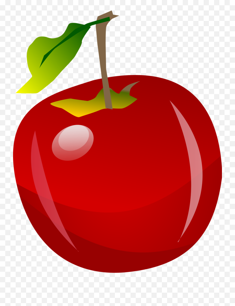 Apple Fruit Nature - Free Vector Graphic On Pixabay Transparent Background Apple Png,Apples Transparent Background