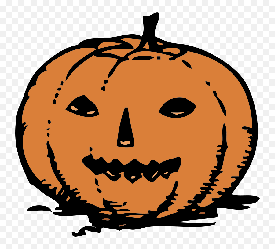 Pumpkin Halloween Jack - Olantern Free Vector Graphic On Royalty Free Jack O Lantern Png,Pumpkin Head Png