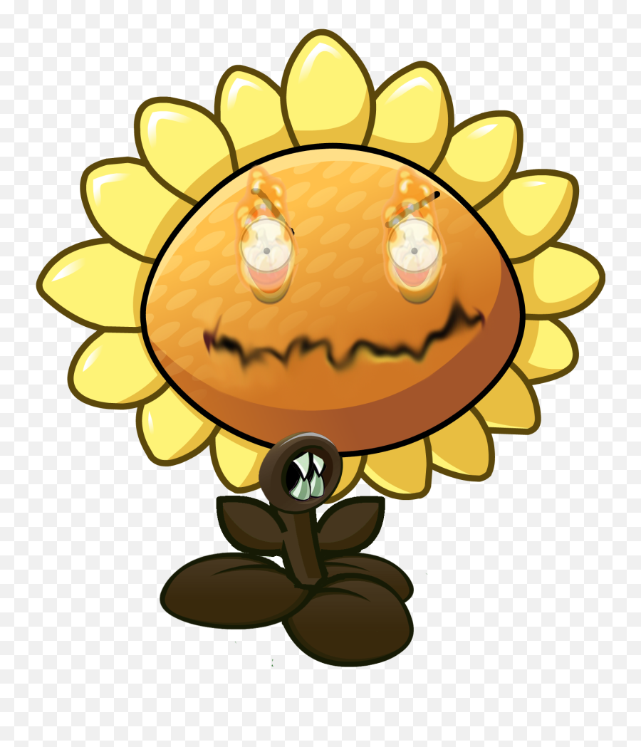 Download Dark - Sunflower Plants Vs Zombies Png,Plants Vs Zombies Png