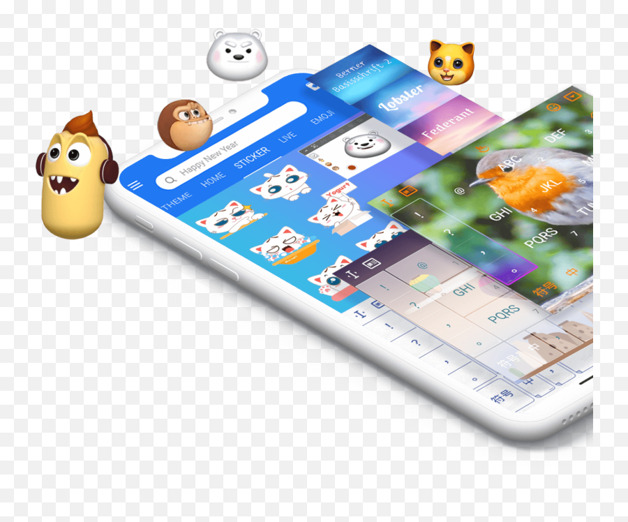 Touchpal Keyboard U2013 Smartest Emoji With Smileys And - Smart Device Png,Phone Emoji Png