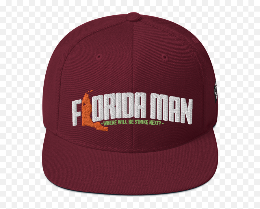 Florida Man Where Will He Strike Next Snapback Hat - Hat Png,He Man Logo