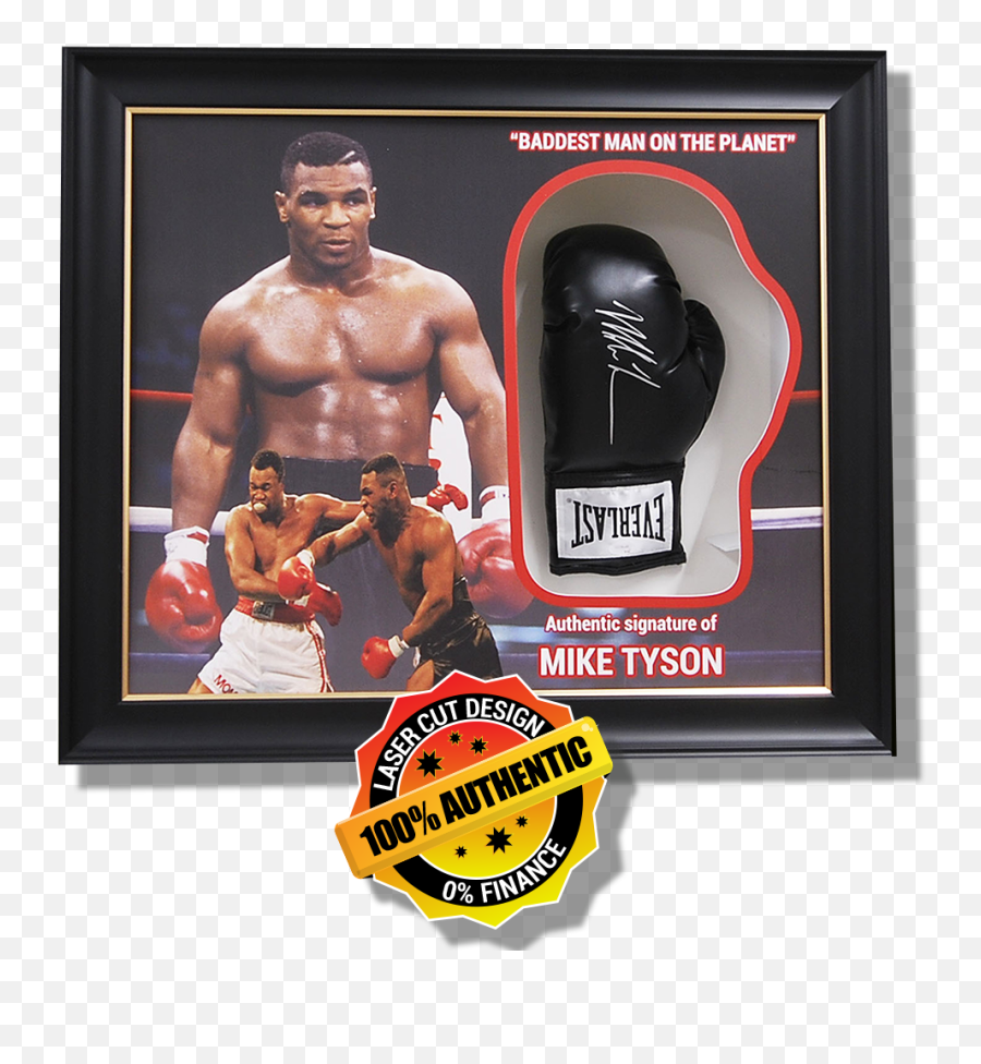 Box Framed Glove - Mike Tyson Boxing Shorts Png,Mike Tyson Png