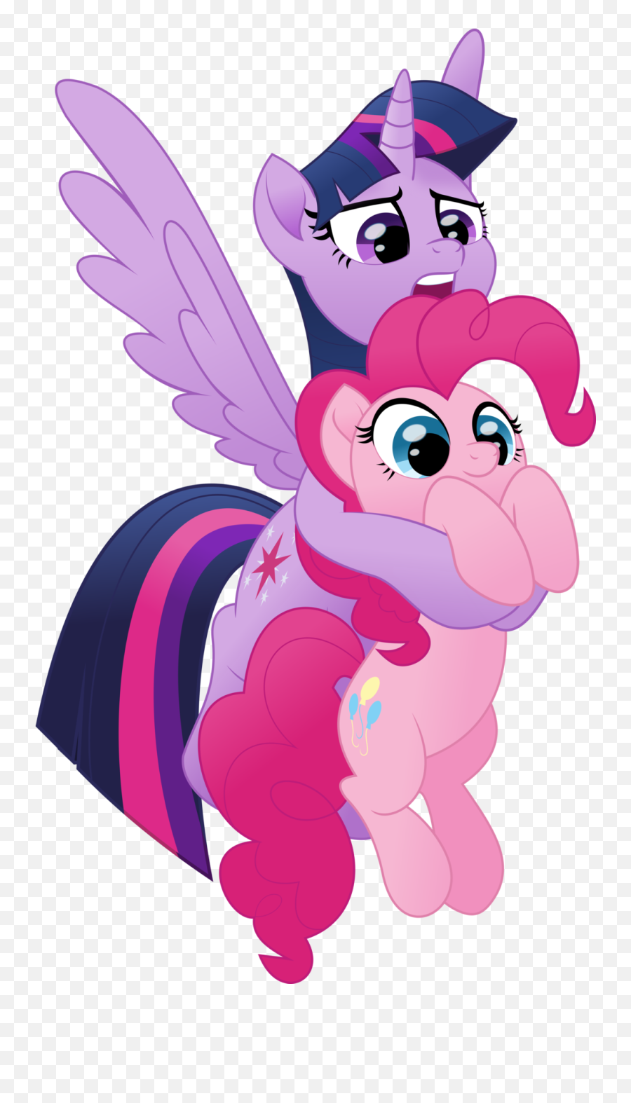 Pinkie Pie With Unicorn Horn - My Little Pony Twilight Sparkle And Pinkie Pie Png,Unicorn Horn Transparent
